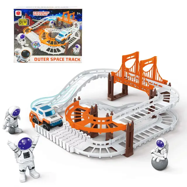 Outer Space Track – DIY Space Car Track Toy Set